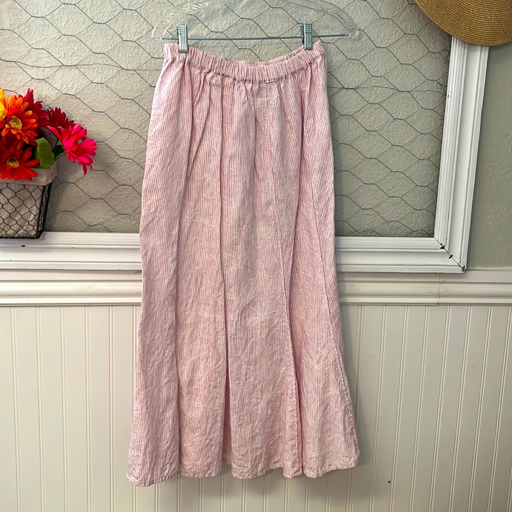 Flax 100% linen skirt